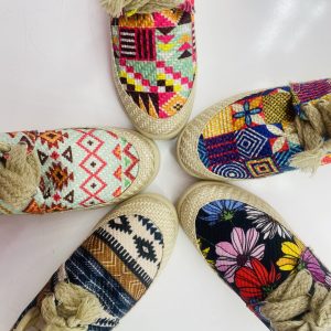 Tenis artesanales de yute