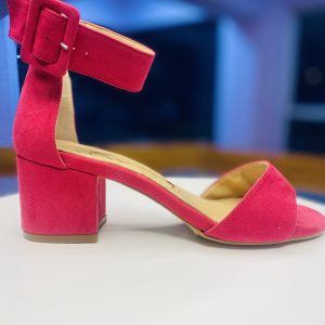 Zapatilla terciopelo rosa