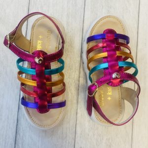 Sandalia multicolor niña
