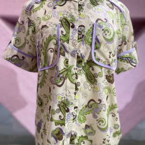 Blusa estilo oriental paisley