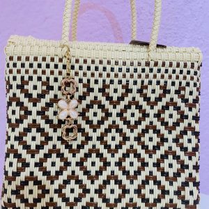 Bolsa artesanal entretejida tamaño mediana