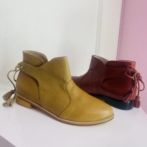 Botines de piel al tobillo modelo Claudia