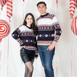 Ugly suéter navidad - Flor nochebuena