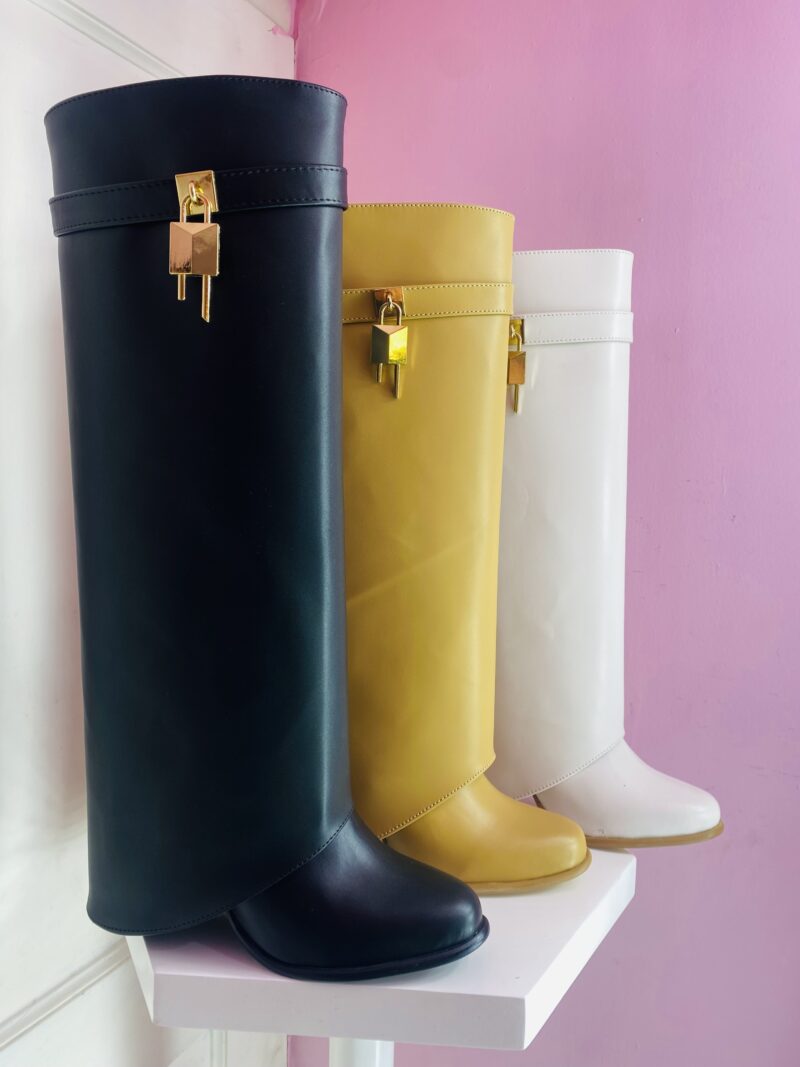 Botas altas doble capa