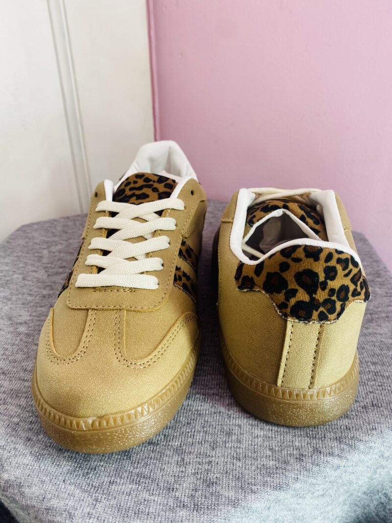 Tenis estilo samba diseño leopardo - Imagen 5