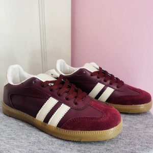 Tenis estilo samba en color vino