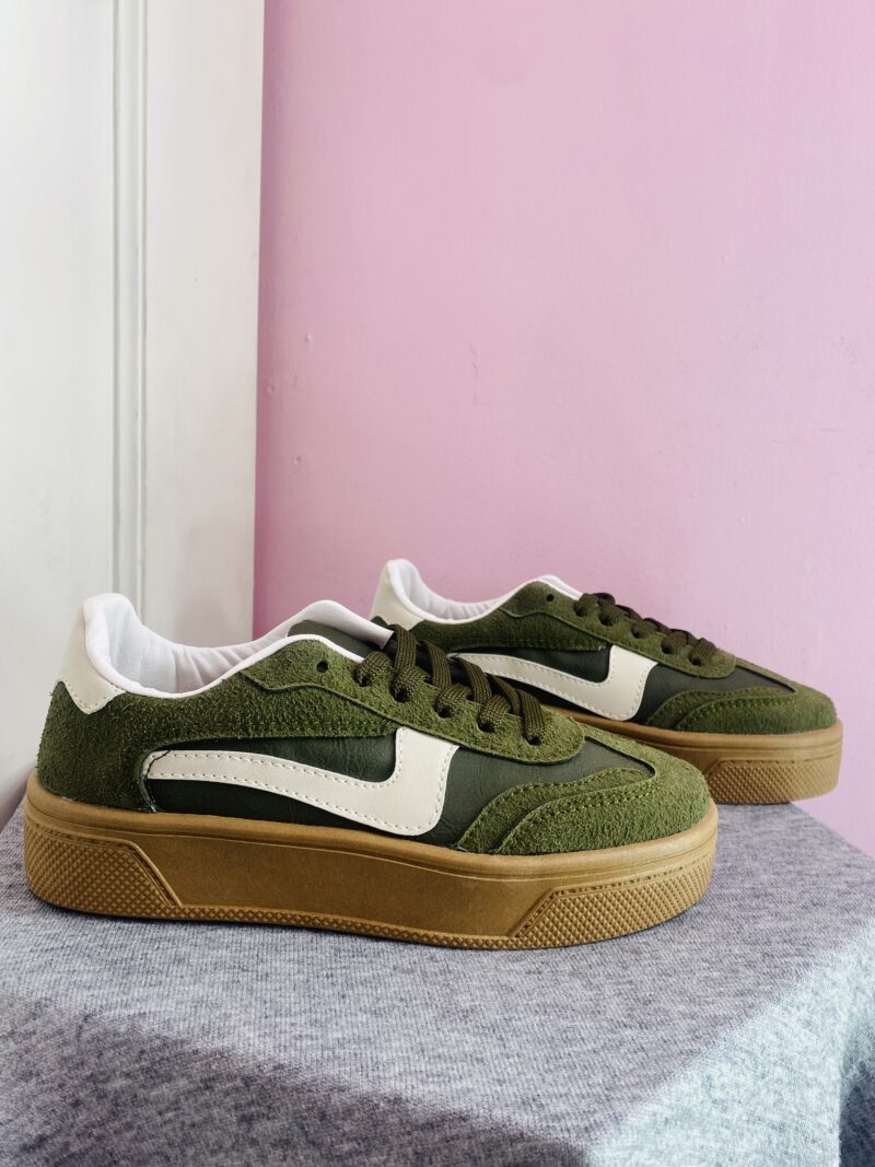 Tenis estilo samba Verdes