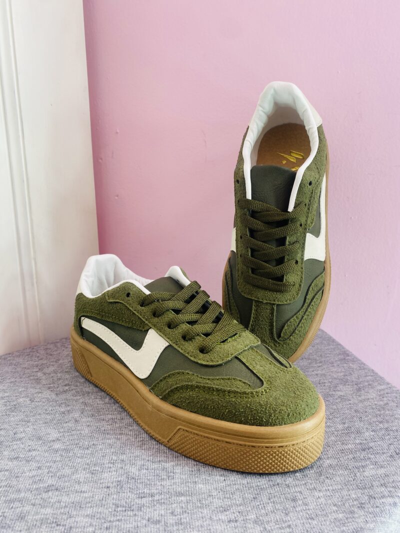 Tenis estilo samba Verdes - Imagen 5