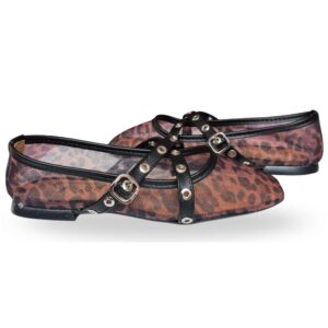 Bailarinas de red y diseño animal print